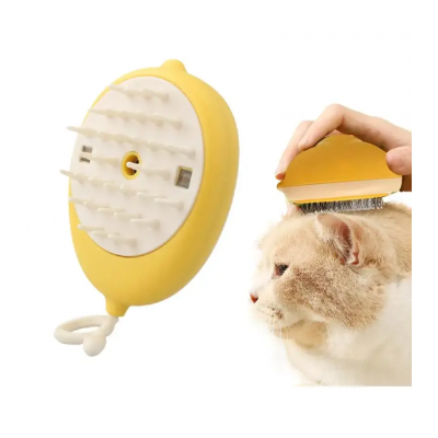 Паровая щетка массажная для ухода за шерстью животных 4 в 1 Pet comb