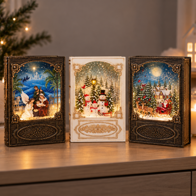Новогодний музыкальный ночник-светильник XMAS WDL 24023B