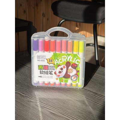 Акварельные маркеры 18 цветов Water Brush