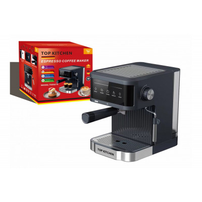 Кофеварка Эспрессо с стимером 1500Вт 15 бар Top Kitchen Tk00216