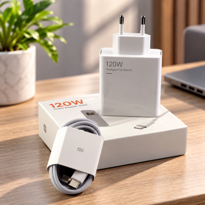 Зарядное устройство для USB Adapter 9172 с кабелем Type-C 120W
