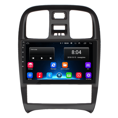 Штатная магнитола Lesko для Hyundai Sonata IV (EF) Рестайлинг 2001-2012 экран 9" 2/32Gb Wi-Fi GPS Base