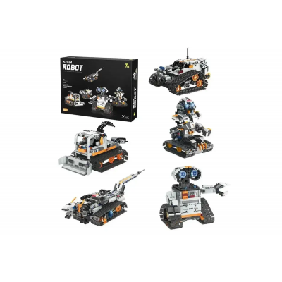 Робот-конструктор 5-в-1 Stem Robot с пультом управления и Bluetooth  GS227