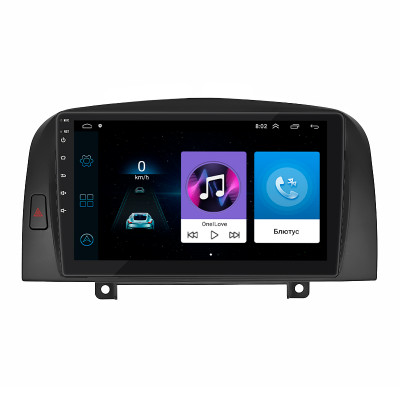 Штатная магнитола Lesko для Hyundai Sonata V (NF) 2004-2010 экран 9" 1/16Gb Wi-Fi GPS Base