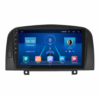 Штатная магнитола Lesko для Hyundai Sonata V (NF) 2004-2010 экран 9" 6/128Gb 4G Wi-Fi GPS Top