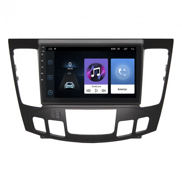 Штатная магнитола Lesko для Hyundai Sonata V (NF) Auto AC 2008-2010 экран 9" 1/16Gb Wi-Fi GPS Base