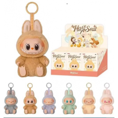 Сюрприз Брелок Labubu "Монстры" Pop Mart Лабубу трендовая плюшевая игрушка 15см