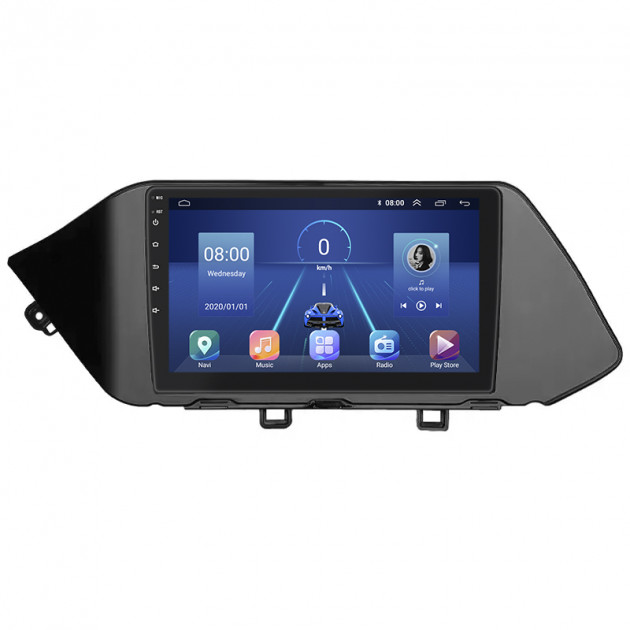 Штатная магнитола Lesko для Hyundai Sonata VIII (DN8) 2019-2020 экран 10" 2/32Gb 4G Wi-Fi GPS Top