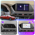 Штатная магнитола Lesko для Hyundai Sonata VIII (DN8) 2019-2020 экран 10" 4/32Gb 4G Wi-Fi GPS Top