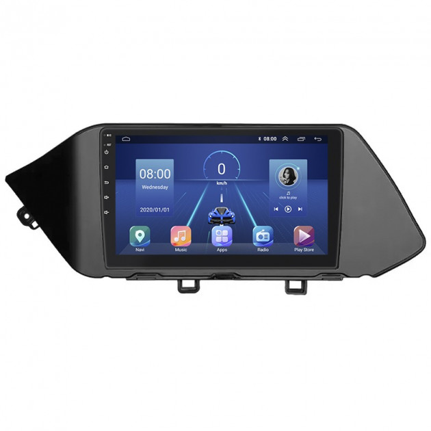 Штатная магнитола Lesko для Hyundai Sonata VIII (DN8) 2019-2020 экран 10" 6/128Gb 4G Wi-Fi GPS Top