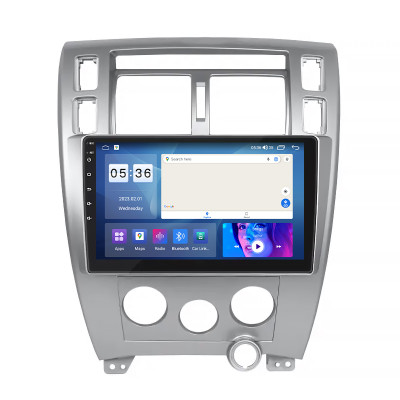 Штатная магнитола Lesko для Hyundai Tucson I 2004-2010 экран 10" 4/64Gb CarPlay 4G Wi-Fi GPS Prime