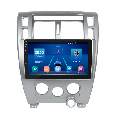 Штатная магнитола Lesko для Hyundai Tucson I 2004-2010 экран 10" 4/64Gb 4G Wi-Fi GPS Top