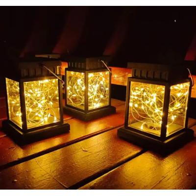 Уличный садовый подвесной фонарь на солнечной батарее, водонепроницаемый The lamp