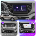Штатная магнитола Lesko для Hyundai Tucson III 2015-2018 экран 9" 2/32Gb 4G Wi-Fi GPS Top