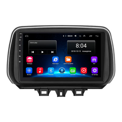 Штатная магнитола Lesko для Hyundai Tucson III Рестайлинг 2018-2021 экран 10" 2/32Gb Wi-Fi GPS Base