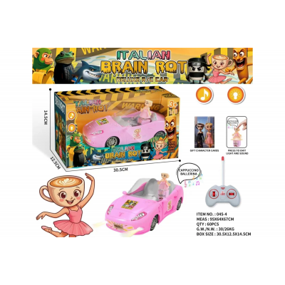 Радиоуправляемая машинка Italian Brain Rot - Deluxe R/C Car "Ballerina Cappuccina"