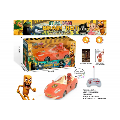 Радиоуправляемая машинка Italian Brain Rot - Deluxe R/C Car "Tung Tung Tung Sahur"