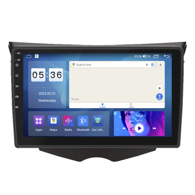 Штатная магнитола Lesko для Hyundai Veloster I Рестайлинг 2015-2017 экран 9" 4/64Gb CarPlay 4G Wi-Fi GPS Prime