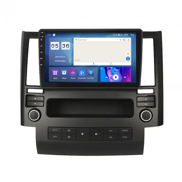 Штатная магнитола Lesko для Infiniti FX I (S50) 2002-2006 экран 9" 2/32Gb CarPlay 4G Wi-Fi GPS Prime
