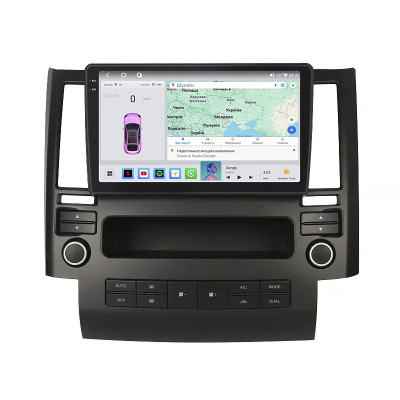 Штатная магнитола Lesko для Infiniti FX I (S50) 2002-2006 экран 9" 4/64 QLED CarPlay 4G Wi-Fi GPS 360 Prime