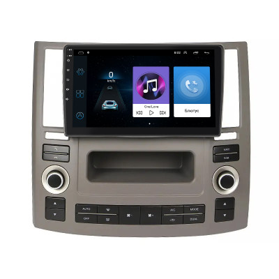 Штатная магнитола Lesko для Infiniti FX I (S50) Рестайлинг 2006-2009 экран 9" 1/16Gb Wi-Fi GPS Base