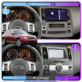 Штатная магнитола Lesko для Infiniti FX I (S50) Рестайлинг 2006-2009 экран 9" 2/32Gb 4G Wi-Fi GPS Top