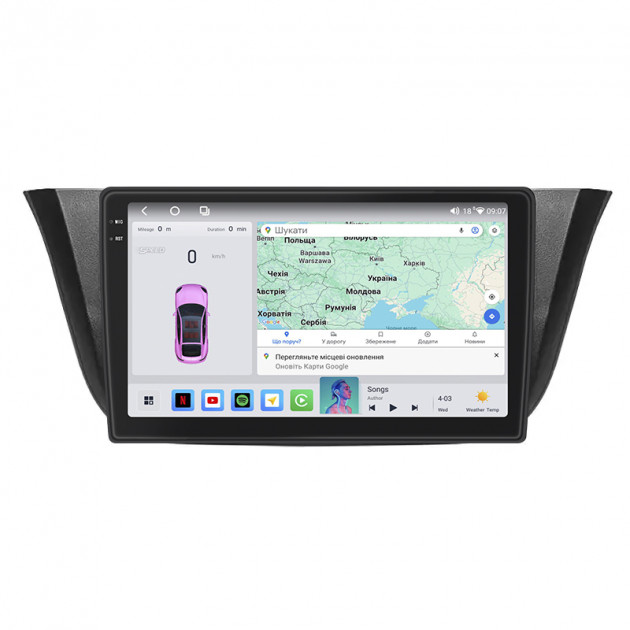 Штатная магнитола Lesko для IVECO Daily VI 2014-2019 экран 9" 4/64 QLED CarPlay 4G Wi-Fi GPS 360 Prime
