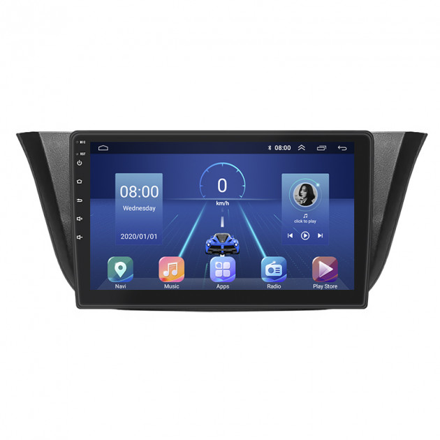Штатная магнитола Lesko для IVECO Daily VI 2014-2019 экран 9" 4/64Gb 4G Wi-Fi GPS Top