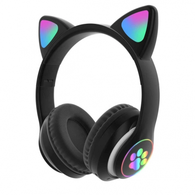 Беспроводные наушники Cat STN-28 / Гарнитура с микрофоном FM радио Bluetooth черный