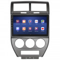 Штатная магнитола Lesko для Jeep Compass I 2006-2010 экран 10" 4/32Gb 4G Wi-Fi GPS Top