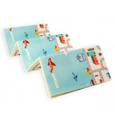 Дитячий складаний розвиваючий термокилимок 200х150х0.6см "Дорога | Ліс" (235) SW-00000155