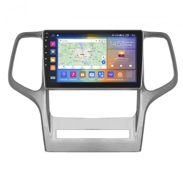 Штатная магнитола Lesko для Jeep Grand Cherokee IV (WK2) 2010-2013 экран 9" 2/32Gb CarPlay 4G Wi-Fi GPS Prime