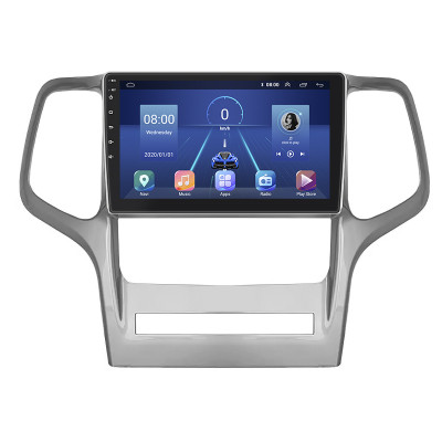 Штатная магнитола Lesko для Jeep Grand Cherokee IV (WK2) 2010-2013 экран 9" 4/64Gb 4G Wi-Fi GPS Top