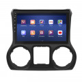 Штатная магнитола Lesko для Jeep Wrangler III (JK) 2007-2018 экран 10" 4/64Gb 4G Wi-Fi GPS Top
