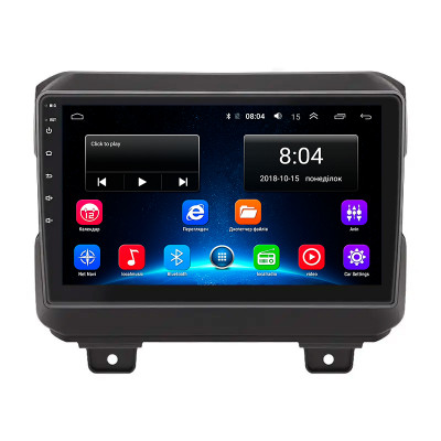 Штатная магнитола Lesko для Jeep Wrangler IV (JL) 2017-н.в. экран 9" 2/32Gb Wi-Fi GPS Base