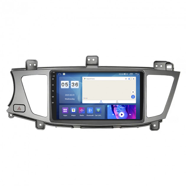 Штатная магнитола Lesko для Kia Cadenza I 2009-2013 экран 9" 4/64Gb CarPlay 4G Wi-Fi GPS Prime