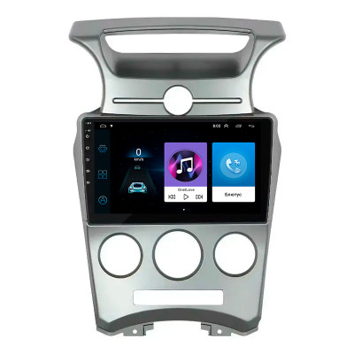 Штатная магнитола Lesko для Kia Carens II (UN) 2006-2012 экран 9" 1/16Gb Wi-Fi GPS Base