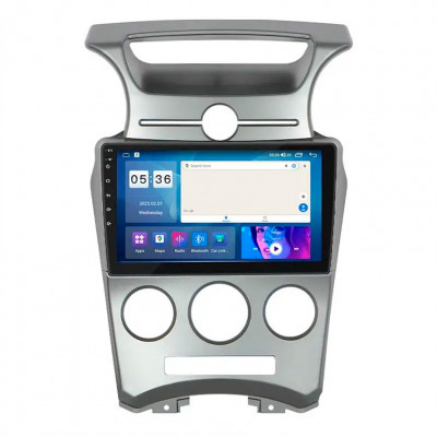 Штатная магнитола Lesko для Kia Carens II (UN) 2006-2012 экран 9" 4/64Gb CarPlay 4G Wi-Fi GPS Prime