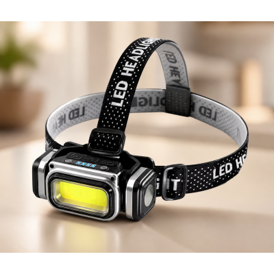Налобный фонарь BL HX T80S 2 Цвет Белый Красный SENSOR / Фонарь налобный с магнитом и датчиком движения / LED фонарь на Type-C