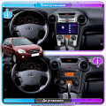 Штатная магнитола Lesko для Kia Carens II (UN) Auto AC 2006-2012 экран 9" 2/32Gb 4G Wi-Fi GPS Top