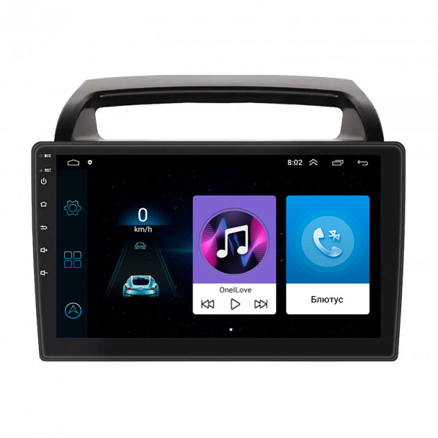 Штатная магнитола Lesko для Kia Carnival II 2006-2014 экран 9" 1/16Gb Wi-Fi GPS Base
