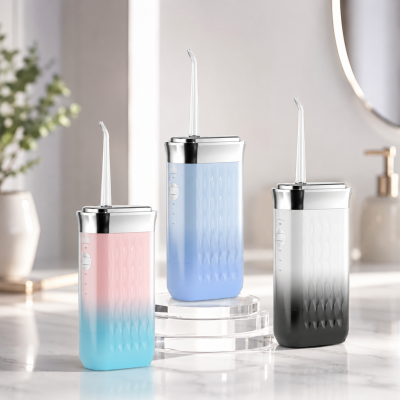 Ирригатор для полости рта и зубов IPX7 USB 180мл / Беспроводной ирригатор для воды 3 режима, 4 насадки