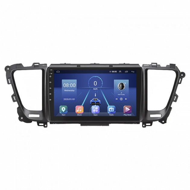 Штатная магнитола Lesko для Kia Carnival III 2014-2021 экран 9" 2/32Gb 4G Wi-Fi GPS Top