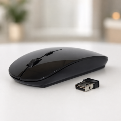 Мышка MOUSE G 132 (AR 4702) / Оптическая мышь для ноутбука и компьютера / Беспроводная ультратонкая мышка
