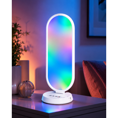 Настольная RGB LED-лампа MJ52 с регулировкой яркости и температуры света 38 Вт + пульт