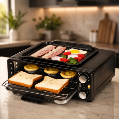Настольная электропечь Top Kitchen TK-1400 / Духовка 6в1 4000 Вт 14л