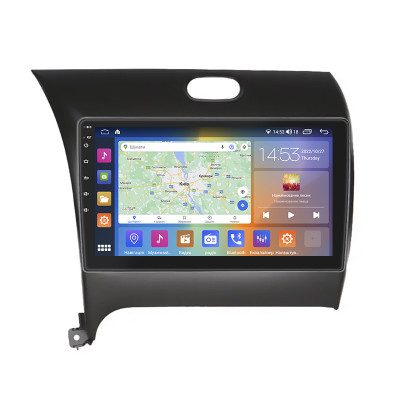 Штатная магнитола Lesko для Kia Cerato III 2013-2016 экран 9" 4/64Gb CarPlay 4G Wi-Fi GPS Prime