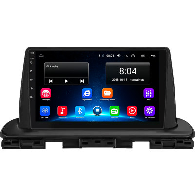 Штатная магнитола Lesko для Kia Cerato IV 2018-2021 экран 9" 2/32Gb Wi-Fi GPS Base