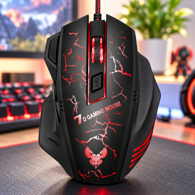 Мышка GAMING MOUSE X7 / Игровая мышь с RGB-подсветкой