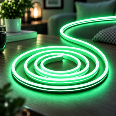 Силиконовая лента 2M / NEON светодиодная лента / Водонепроницаемая лента неон Зеленый